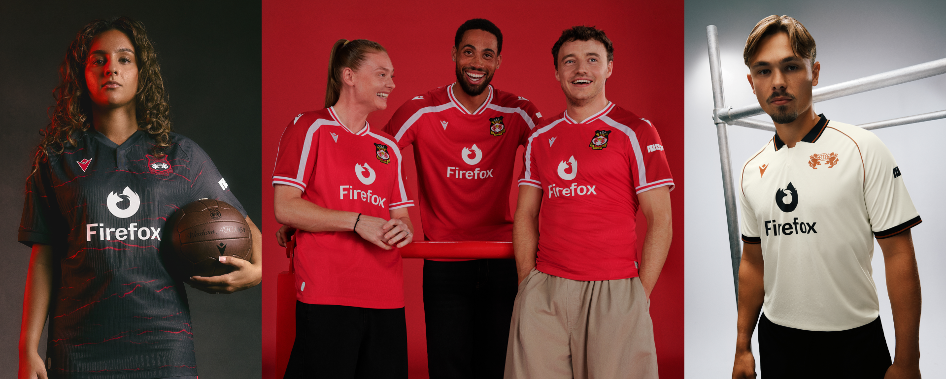 Kits de Día de Partido Wrexham AFC