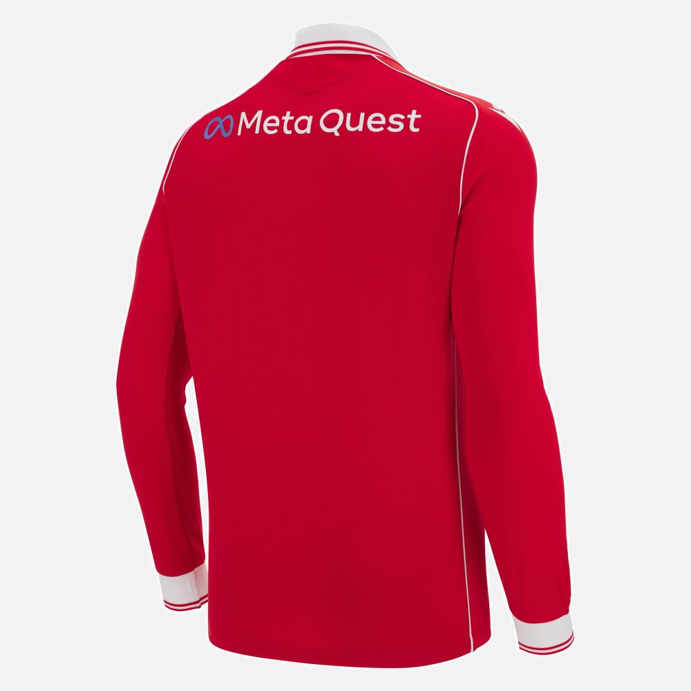 Wrexham AFC 2025/26 Home Long Sleeve Shirt | Official Store EU